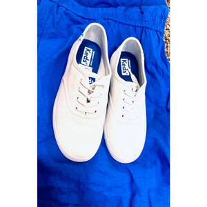 2/$30 👟 Keds Kids Classic White Canvas Shoes